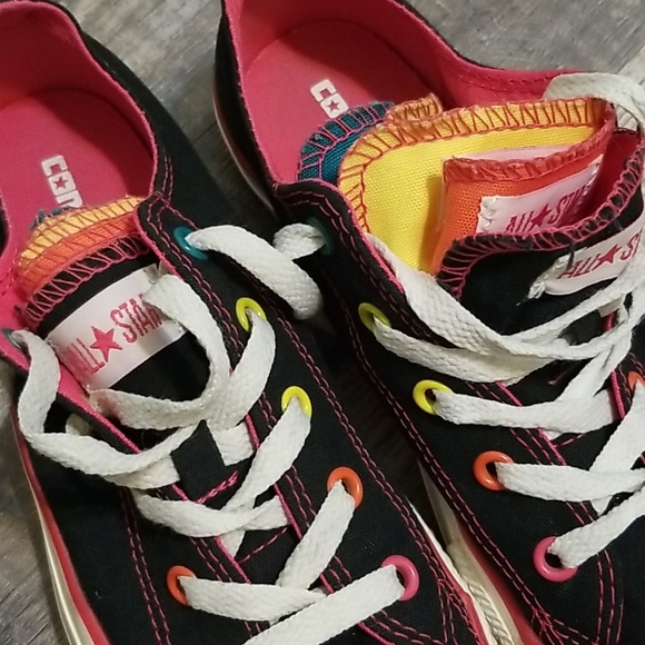Converse Other - CONVERSE JUNIOR MULTI TONGUE SNEAKERS SIZE:3